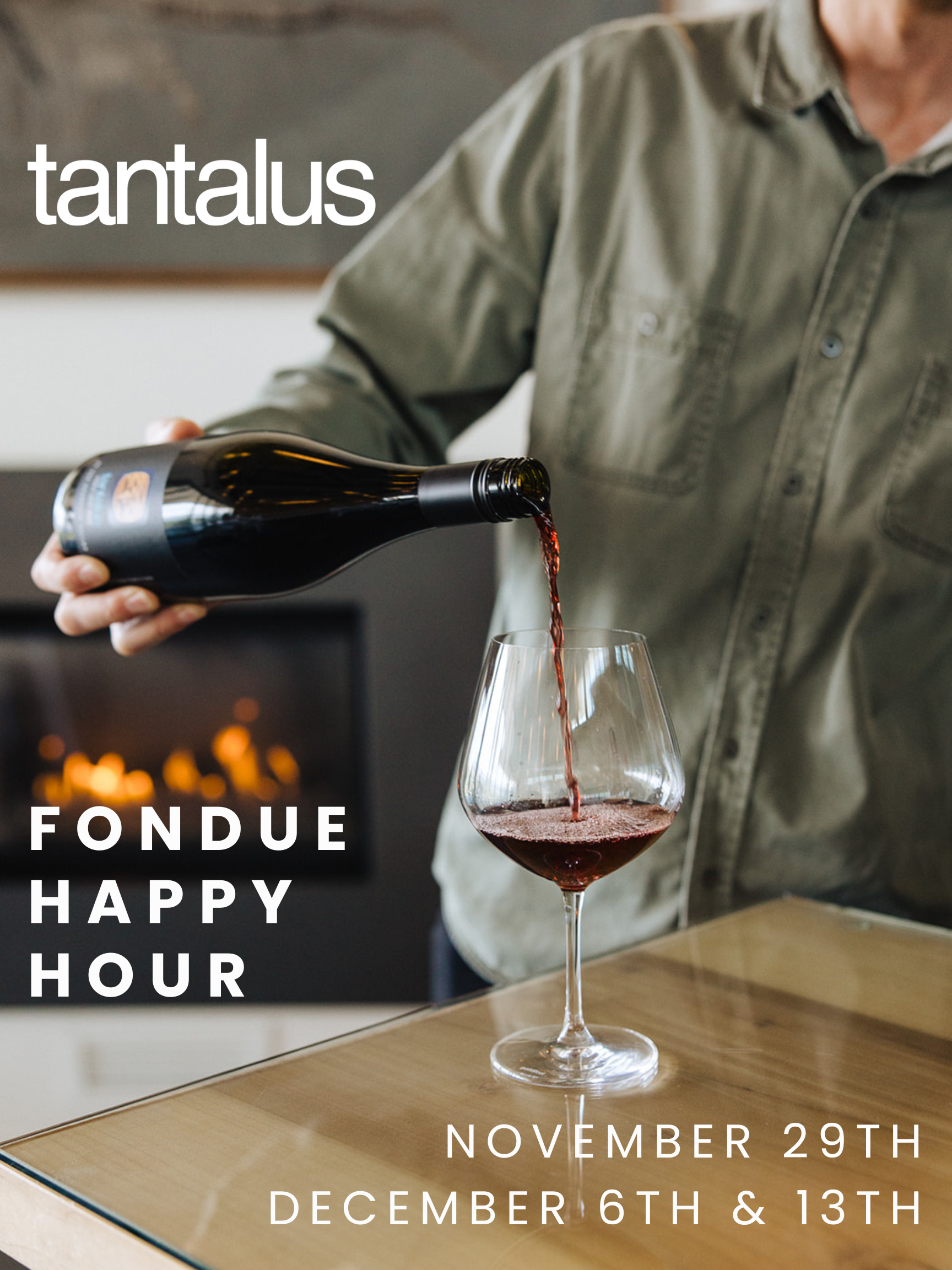 Fondue Happy Hour